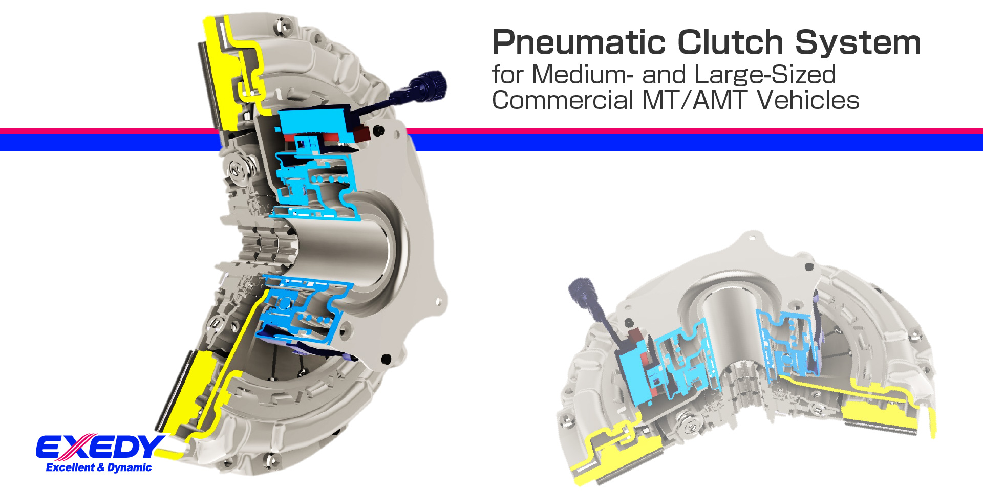 Pneumatic Clutch System
for Medium- and Large-Sized Commercial MT/AMT Vehicles
