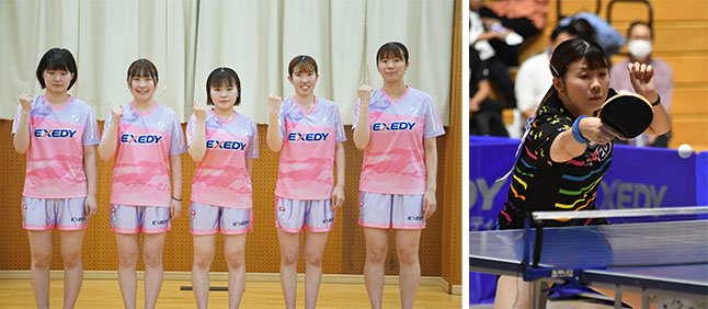 EXEDY Women's Table Tennis Team